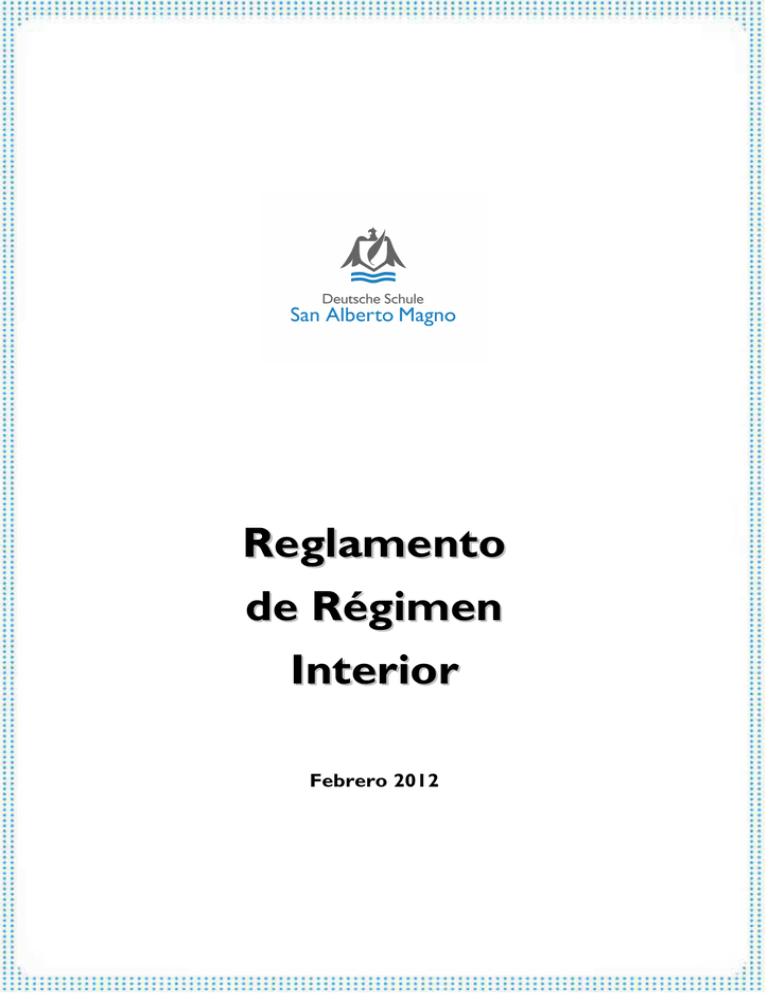 Reglamento De R Gimen Interior