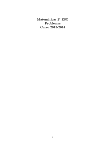 Ejercicios de 2ºESO del curso 2013-2014 - five