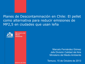 Planes de Descontaminación en Chile: El pellet como alternativa