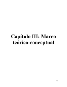 Capítulo III: Marco teórico