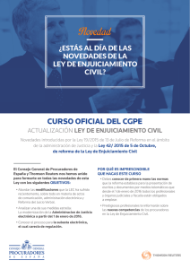 Programa del curso - Consejo General de Procuradores de España