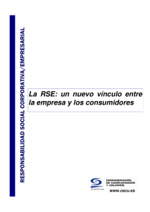 La RSE: un nuevo vínculo entre la empresa y los consumidores