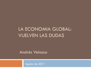 Andrés Velasco, economista y ex ministro de Hacienda