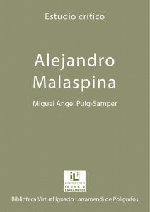 Alejandro Malaspina. PDF - Fundación Ignacio Larramendi