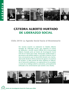 Chile 2010: la agenda social hacia el Bicentenario.