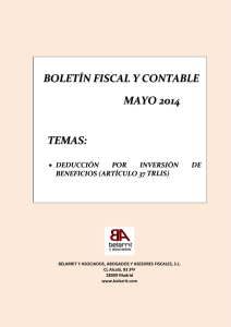 boletin mayo 2014 - Belarrit y asociados