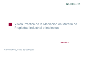 Visión Práctica de la Mediación en Materia de Propiedad Industrial