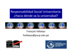 Responsabilidad Social Universitaria: ¿Hacia dónde