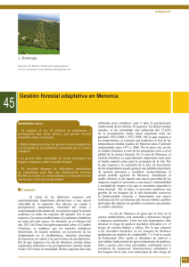 Cap 45- Gestión forestal adaptativa en Menorca