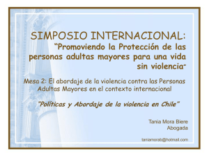Políticas y abordaje de la violencia en Chile