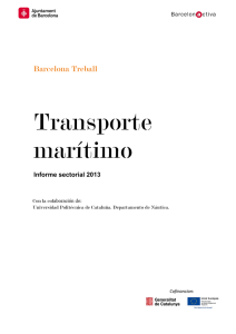 Informe sectorial: Transporte marítimo