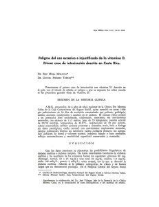 Peligros del uso excesivo e iniustificado de la vitamina D. Primer