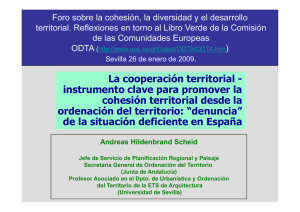La cooperación territorial - La cooperación territorial instrumento