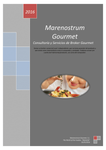Servicios de Broker - Mare Nostrum Gourmet