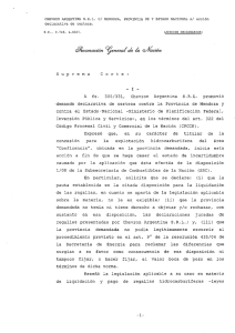 C o r t e A fs. 305/331, Chevron Argentina S.R.L. promovió demanda