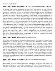 Sentencia No. C-225/95 DERECHO INTERNACIONAL