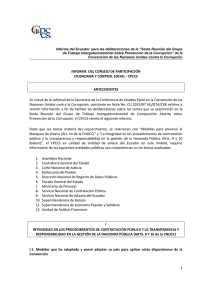 1 INFORME DEL CONSEJO DE PARTICIPACIÓN CIUDADANA Y