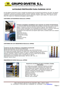 catálogo protección para parking 2010