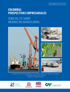 colombia: perspectivas empresariales serie del itc sobre medidas
