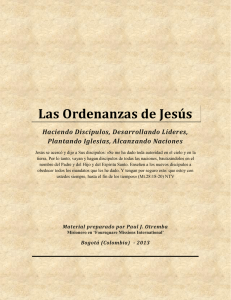 Las Ordenanzas de Jesús
