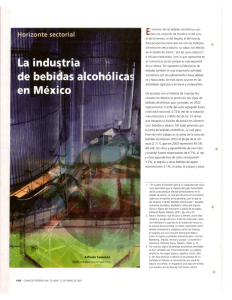 La industria de bebidas alcohólicas en México