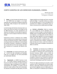 corte europea de los derechos humanos, coedh.