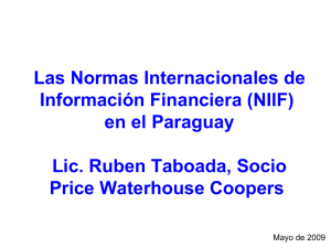 NIIF en el Paraguay