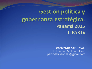 Programa de Gobernabilidad y Gerencia Política 2012 II PARTE