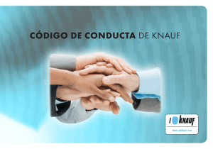 CÓDIGO DE CONDUCTA DE KNAUF
