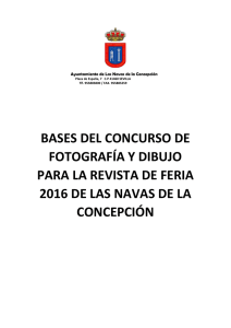 BASES DEL CONCURSO DE FOTOGRAFÍA Y DIBUJO PARA LA