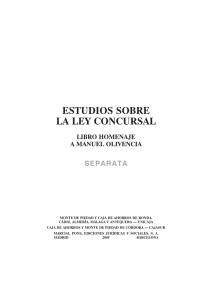 Libro Homenaje al prof. Dr. D. Manuel Olivencia Ruiz