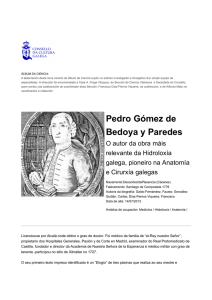 Pedro Gómez de Bedoya y Paredes no Álbum da ciencia
