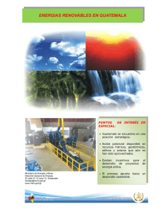 Energias Renovables en Guatemala