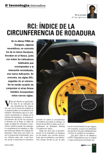 RCI: Índice de la Circunferencia de Rodadura