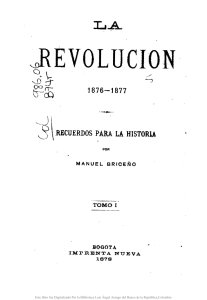 La revolución 1876-1877 - Actividad Cultural del Banco de la
