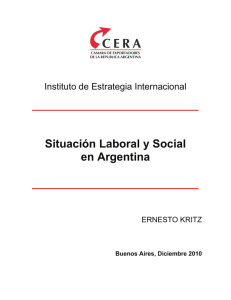 Situación Laboral y Social en Argentina