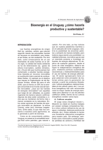 Bioenergía en el Uruguay - Estación Experimental "Dr. Mario A