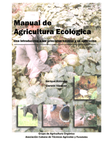 Manual de Agricultura Ecológica - Dirección de Innovación y Calidad