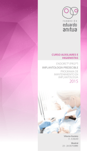Curso auxiliares e higienistas Endoret® (PRGF®) 2015