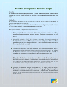 Derechos y Obligaciones de Padres e Hijos