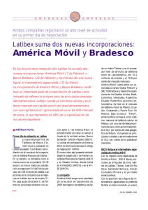 América Móvil y Bradesco - BME: Bolsas y Mercados Españoles