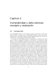 Capítulo 2 Vulnerabilidad y daño sísmicos: concepto y evaluación