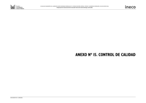 Anexo 15 – Control de Calidad - Ministerio de Transporte y Obras