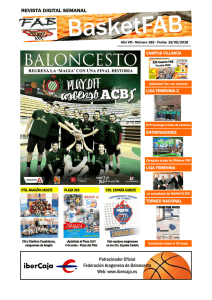 revista 182 - Federación Aragonesa de Baloncesto