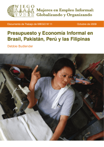Presupuesto y Economía Informal en Brasil, Pakistán, Perú