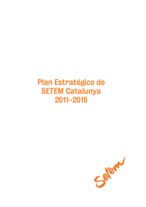 Plan Estratégico de SETEM Catalunya 2011-2015