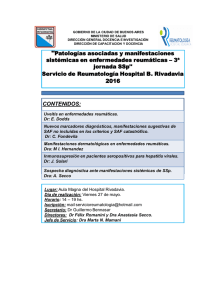 "Patologías asociadas y manifestaciones sistémicas en