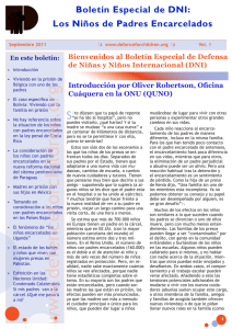 Boletín Especial de DNI - Defence for Children International
