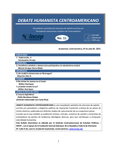 debate humanista centroamericano - Konrad-Adenauer