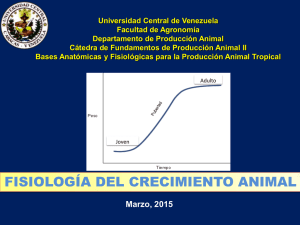 Fisiología del Crecimiento Animal. 2015.